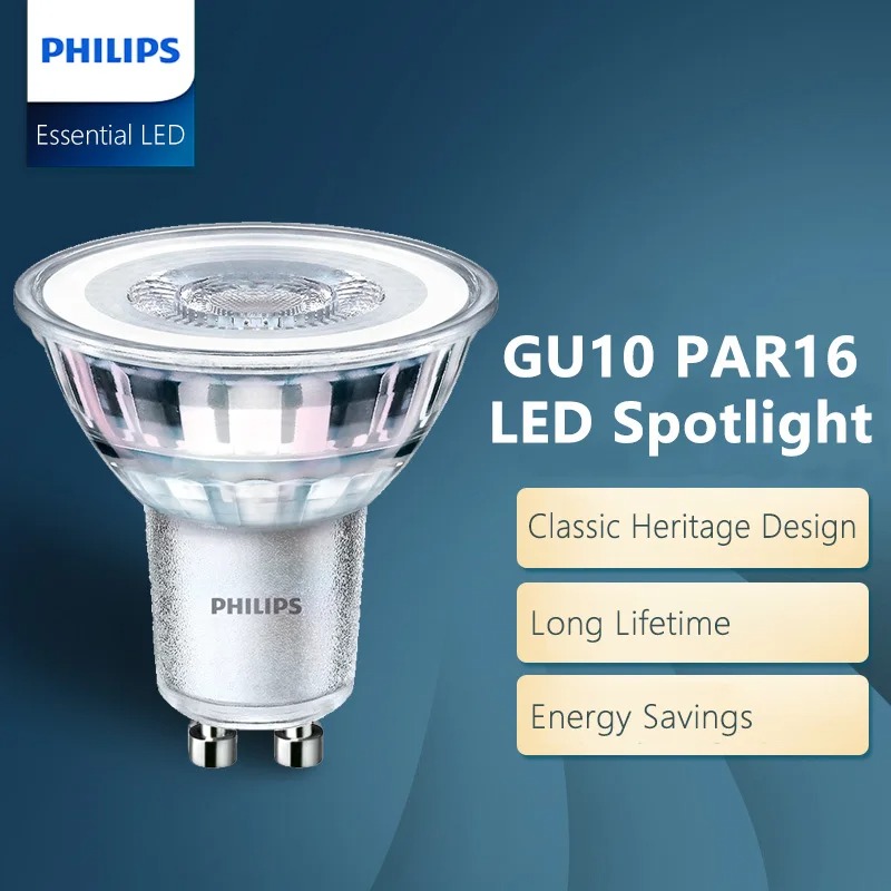 フィリップス LED GU10 PAR16 エッセンシャルラ - Philips Bulb Led Classic のレビューと価格